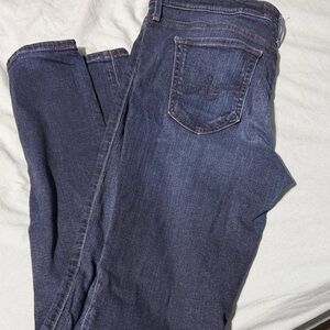 AG Adriano Goldschmied Dark Indigo Ankle Jeans